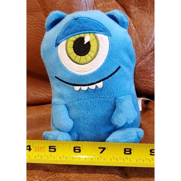 6 Inch Blue One Eyed Cyclops Monster Alien U-Neeks Stuffed Plush Dayspring - Picture 8 of 10